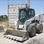 Bobcat S630 skid steer loader on a job site