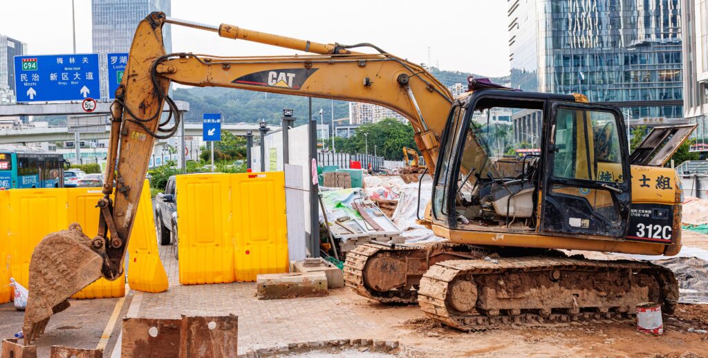 Caterpillar 312C compact radius excavator