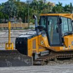 John Deere 750K XLT crawler dozer on a site
