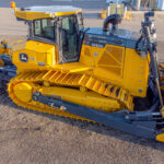 John Deere crawler dozer with rear ripper
