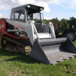 Takeuchi compact track loader with bucket